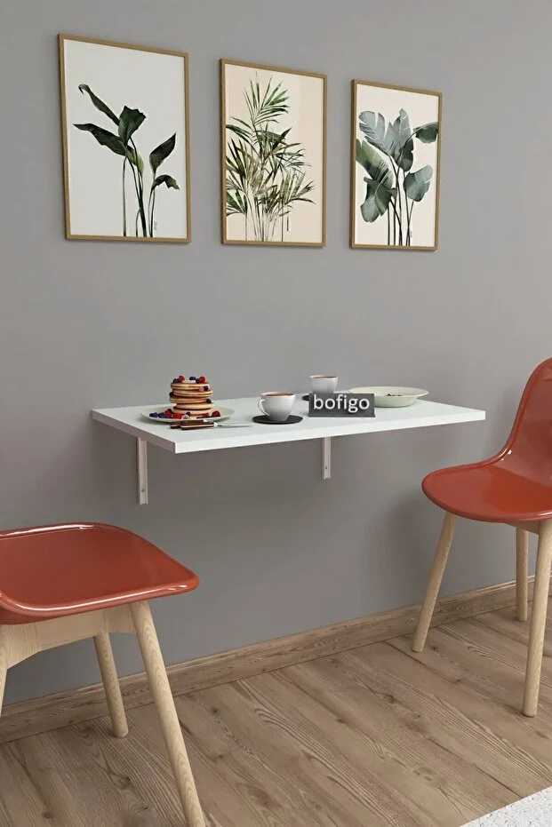 72 X 45 Cm Katlanır Masa Duvara Monte Masa Mutfak Masası Balkon Masası Çalışma Masası